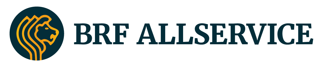 BRF allservice Liggande logotyp CMYK
